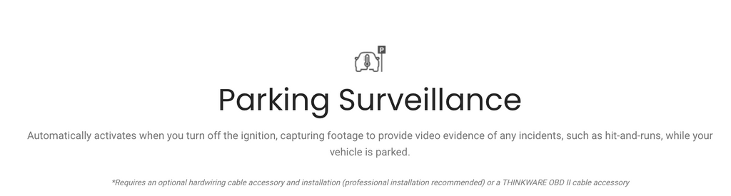 Thinkware Dash Camera Q1000 Front & Rear